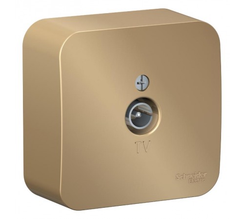 Blanca Титан О/У с изолирующей пластиной Титан Розетка TV  BLNTA000014  SE