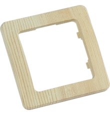 Рамка одноместная, скрытой установки, цвет сосна  Р401-02  HEGEL