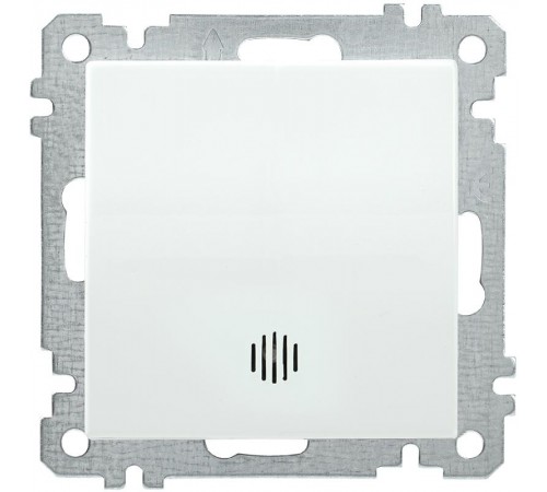 BOLERO белый Выключатель 1-клавишный с индикацией 10А ВС10-1-1-Б  EVB11-K01-10-1  IEK