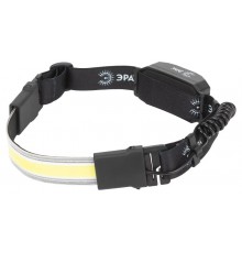 Фонарь налобный светодиодный GA-807 "Кибер" аккумуляторный 10Вт COB, 3 режима, miscro USB  Б0054033  ЭРА