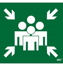 Этикетка самокл. 310х280мм "Место сбора"   LPC10-1-31-28-MSTS  IEK