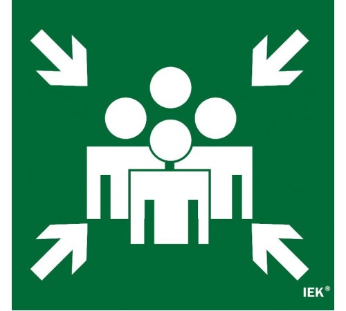 Этикетка самокл. 310х280мм "Место сбора"   LPC10-1-31-28-MSTS  IEK