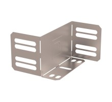 Переходник упрощённый горизонтальный Стандарт INOX (AISI 409) на 100 мм Н80  PR16.6181  Промрукав