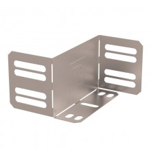 Переходник упрощённый горизонтальный Стандарт INOX (AISI 409) на 100 мм Н80  PR16.6181  Промрукав