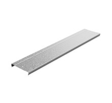 Крышка к лотку 200х15х3000 под заземление, толщ. 0,6 мм, Сендзимир цинк, 020025  КЛЗТЗ-200х15х3000-0,6-СЦ   Ostec