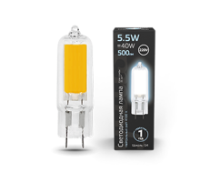 Лампа светодиодная Black LED G4 AC220-240V 5.5W 500lm 4100K Glass  107807205  Gauss