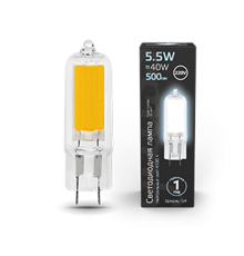 Лампа светодиодная Black LED G4 AC220-240V 5.5W 500lm 4100K Glass  107807205  Gauss