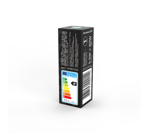 Лампа светодиодная Black LED G4 AC220-240V 5.5W 500lm 4100K Glass  107807205  Gauss