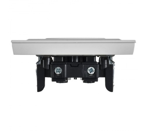 BRITE Розетка 1-местная без заземления без защитных шторок 10А в сборе РСР10-1-0-БрАБ арктический белый   BR-R10-10-K91-F  IEK