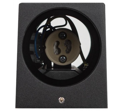 Декоративная подсветка WL38 BK MR16/GU10 (2 шт.), черный, для интерьера, фасадов зданий  Б0054410  ЭРА