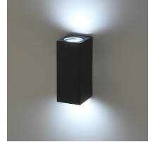 Декоративная подсветка WL38 BK MR16/GU10 (2 шт.), черный, для интерьера, фасадов зданий  Б0054410  ЭРА