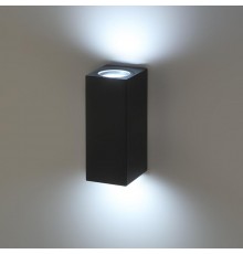 Декоративная подсветка WL38 BK MR16/GU10 (2 шт.), черный, для интерьера, фасадов зданий  Б0054410  ЭРА