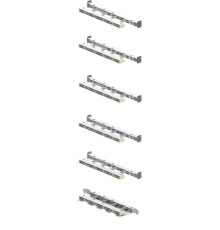 Шинодержатель верт.DBB 2000A для XR Н8  PVH20VM6  ABB