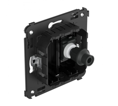 Розетка TV в стену, оконечная, "Avanti", "Черный квадрат"  4402503  DKC
