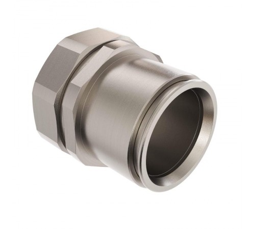 Муфта металлорукав DN 40-жесткая труба д.40мм, IP66/IP67, никелированная латунь (замена на 6117-40R)  6117-40  DKC