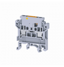 Клемма с ножевым размыкателем винтовая OptiClip CKT-4-MT-N-I-серый  289795  КЭАЗ