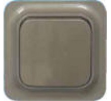 Выключатель эльба 1-кл. коричневый  Э1-03-12  Рувинил