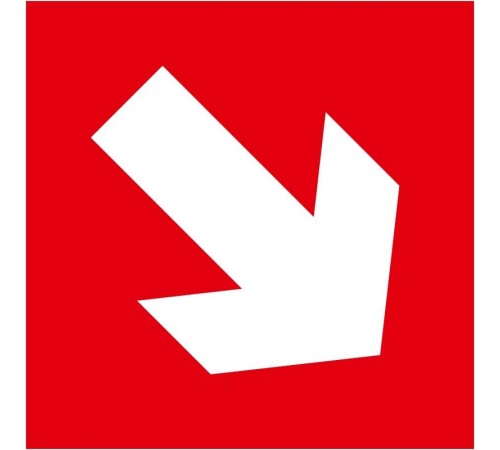 Пиктограмма квадрат "Стрелка под углом"  60616DEK  DEKraft