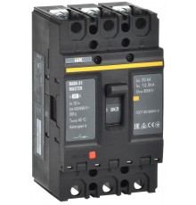 Выключатель автоматический ВА88-31 3Р 25А 25кА MASTER   SVA00-3-0025-02  IEK