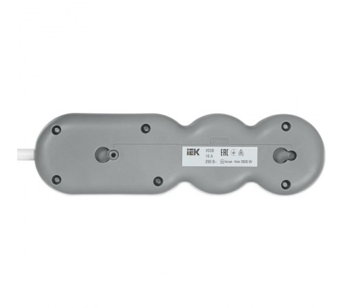 Удлинитель У03В 3 места 2P+PE/5м 3х1,5мм2 16А/250В UNO  WYP53-16-03-05-ZK  IEK