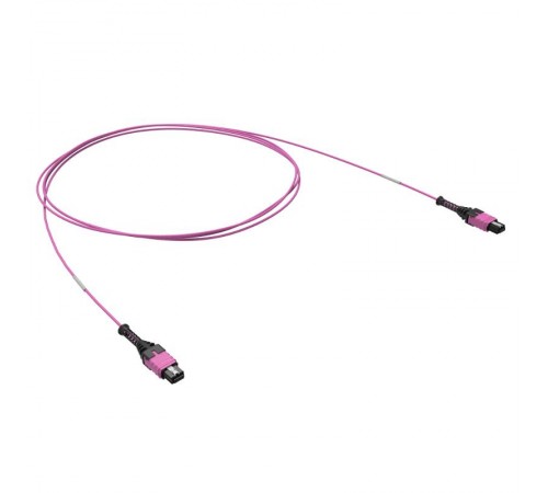 Патчкорд 12ОВ 50/125 OM4, 1xMTP PRO (12)/1xMTP PRO(12), 1м  RNPCFF124B01  DKC