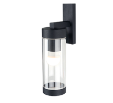 Светильник садово-парковый Clio на стену вниз 7.6*29.8*13.3cm, 220-240V / 50Hz, 1xE27, Max.60W, IP54  GD018  Gauss