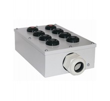 ПКУ-15-21.241-54У2 (6*КЕ081/2(1з+1р) черная + 2*КЕ081/2(1з+1р) красная + PG-36), пост управления (ЭТ)  ET008543  Электротехник