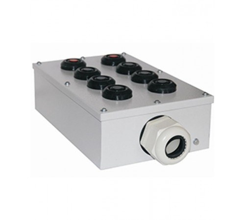 ПКУ-15-21.241-54У2 (6*КЕ081/2(1з+1р) черная + 2*КЕ081/2(1з+1р) красная + PG-36), пост управления (ЭТ)  ET008543  Электротехник