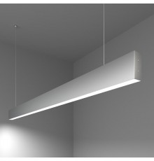 Светильник светодиодный подвесной линейный односторонний 128см 25W 6500K матовое серебро (101-200-30-128)  a041497  Elektrostandard