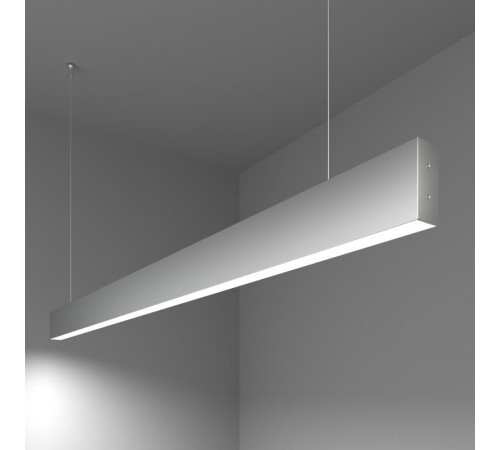 Светильник светодиодный подвесной линейный односторонний 128см 25W 6500K матовое серебро (101-200-30-128)  a041497  Elektrostandard