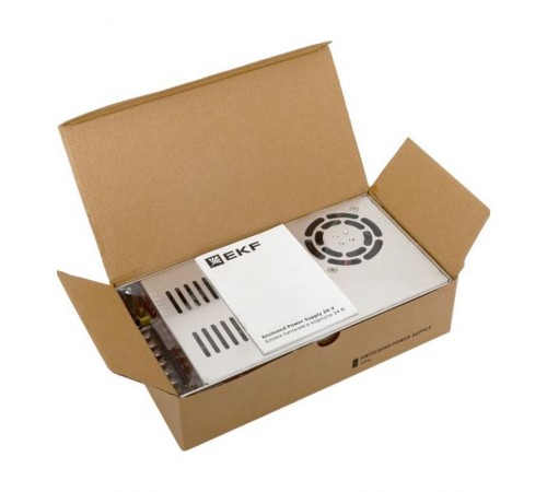 Блок питания намонтажную панель 500Вт,Uвх ~ 220 В AC m, Uвых - 24 В DC постоянного тока  MPS-500W-24  EKF