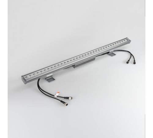 Прожектор светодиодный архитектурный AR-LINE-1000L-36W-24V RGB (Grey, 30 deg, DMX512)  023633  Arlight