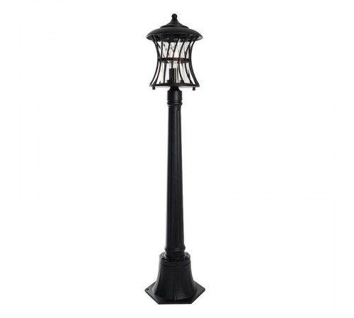 Светильник декоративный уличный PL526 60W 230V E27 200*200*1022 мм черный (столбик)  11621  Feron