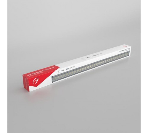 Прожектор светодиодный архитектурный AR-LINE-1000L-36W-24V RGB (Grey, 30 deg, DMX512)  023633  Arlight