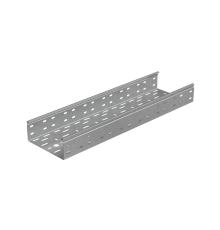 Лоток перф. 80х200х0,7 L2000 мм "Стандарт ПЛЮС" INOX304  LPEplus80-200-0.7-2000 INOX304  КМ-Профиль