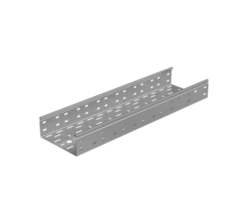 Лоток перф. 80х200х0,7 L2000 мм "Стандарт ПЛЮС" INOX304  LPEplus80-200-0.7-2000 INOX304  КМ-Профиль