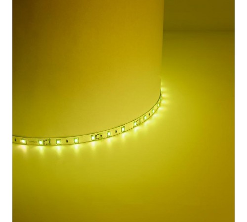 Лента светодиодная LS604/ 60SMD(2835)/м 4.8Вт/м 12V IP65 5000*8*3.8мм желтый  27674  FERON