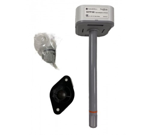 Датчик температуры канальный, -20...+80°С PT1000 180мм(40...155мм)  SDTP180  SE