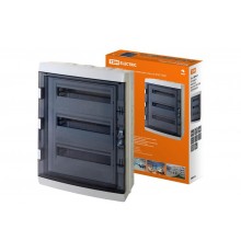 Бокс пластиковый навесной ЩРН-П-54 модуля IP65  SQ0908-0008  TDM