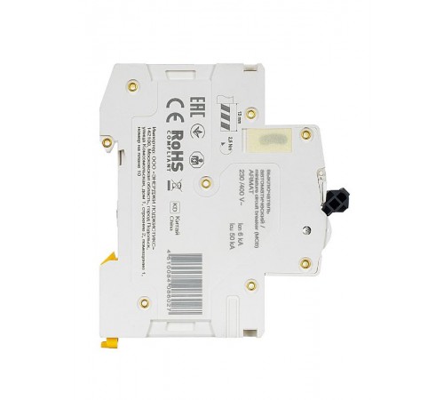 Выключатель автоматический однополюсный M06N 1P D 4А 6кА ARMAT  AR-M06N-1-D004  IEK