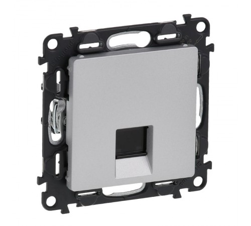 Valena LIFE DIY Алюминий Розетка комп(RJ45) 1-ая 6 кат UTP  753642  Legrand