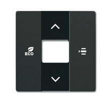 Накладка контроллера фанкойлов free@home, цвет чёрный бархат6220-0-0634 ABB