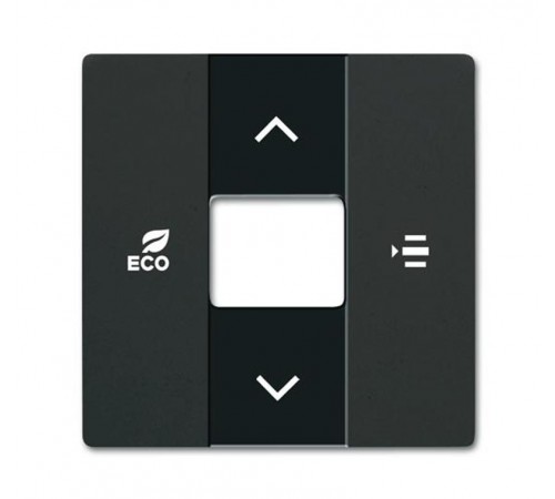 Накладка контроллера фанкойлов free@home, цвет чёрный бархат6220-0-0634 ABB