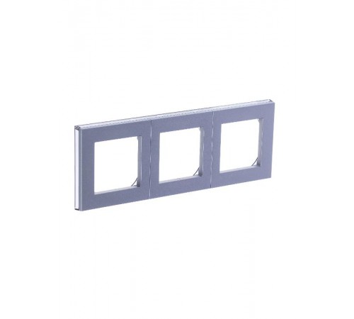 ABB Levit Серебро / дымчатый чёрный Рамка 3-ая  3901H-A05030 70W  2CHH015030A6070  ABB