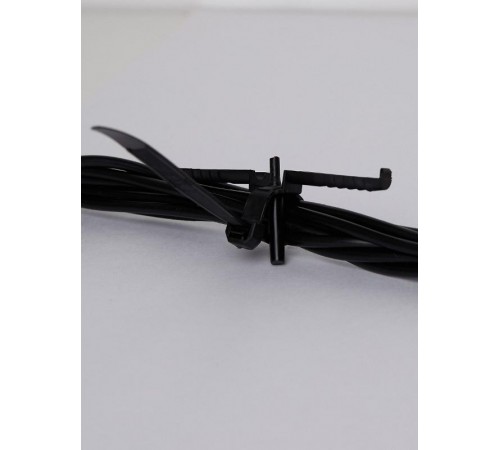 Хомут дюбельный ХД 7х150 черный (50шт/упак)   UHH80-7-150-50-K02-F  IEK