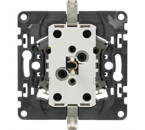 Valena Мех IN'MATIC Розетка 2-ная с/з, безвинт. зажим  753027  Legrand