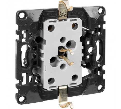 Valena Мех IN'MATIC Розетка 2-ная с/з, безвинт. зажим  753027  Legrand