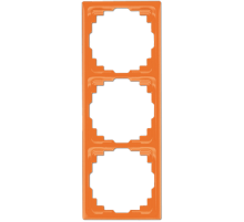 Рамка для инсталляции в кабельных каналах, 3-кратная; оранжевая  CD583KO  Jung