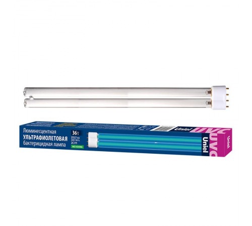 Лампа Uniel ESL-PLL-36/UVCB/2G11/CL, ультрафиолетовая, бактерицидная  UL-00007274  Uniel