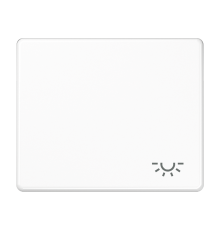 Клавиша для выключателя с символом "освещение"; белая  SL590LWW  Jung